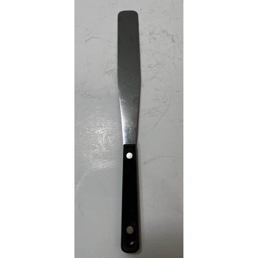 Flint Arrowhead Icing Spreader Spatula Vintage 12.5” USA Black Handle Vanadium